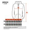 sizing chart women hoodie zip long 202307