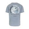 pitbull west coast panske triko planet surf washed svetle modre s