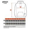sizing chart men hoodie 202502