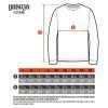 sizing chart men shirt longseleeve 202507