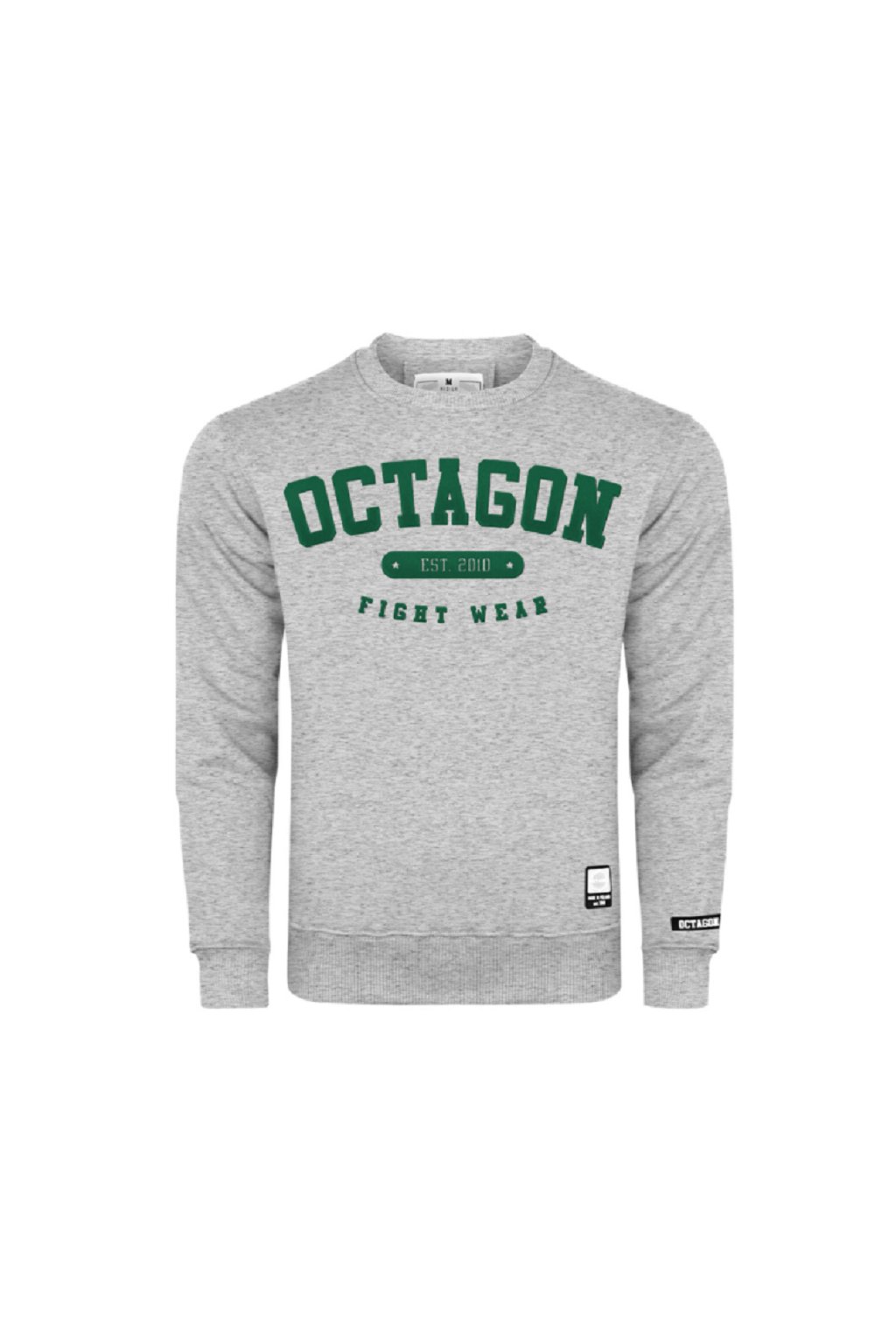 Pánská mikina OCTAGON est. 2010 melange/green