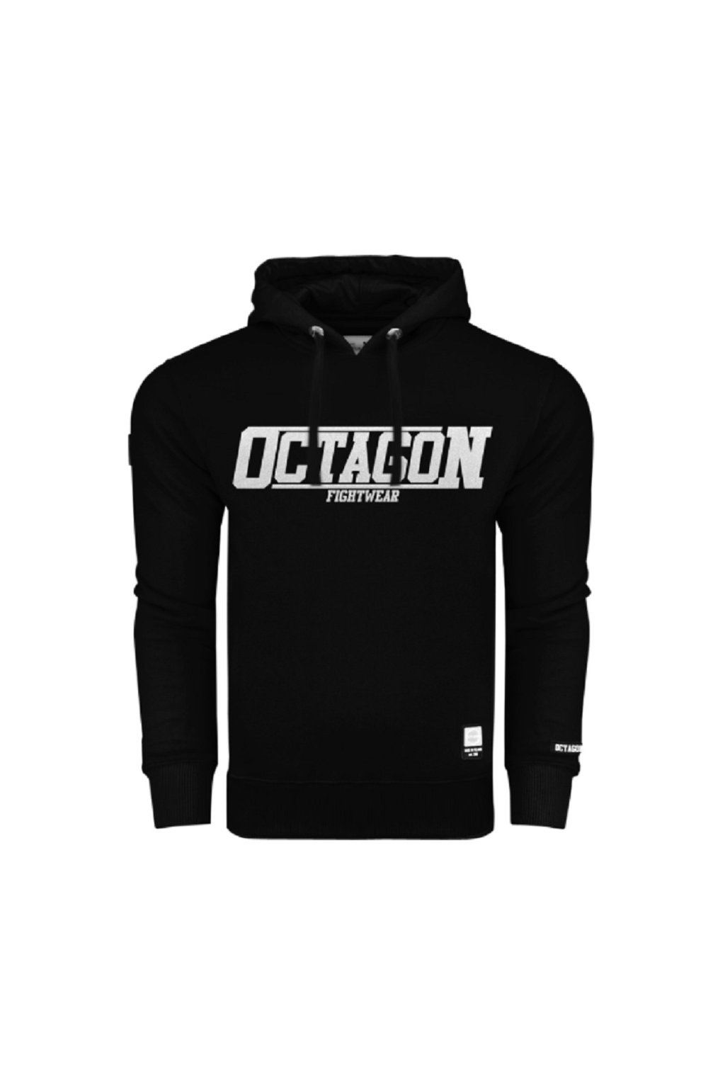 Pánská mikina s kapucí OCTAGON Fight Wear 2022 black/white