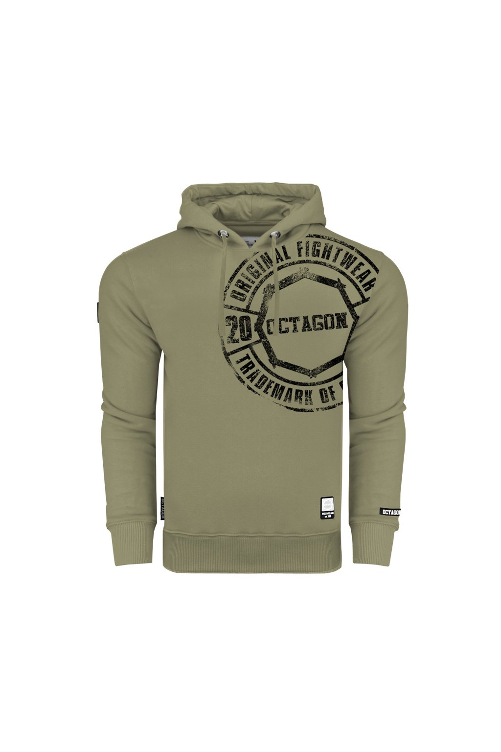 mikina octagon fw stamp khaki 29319