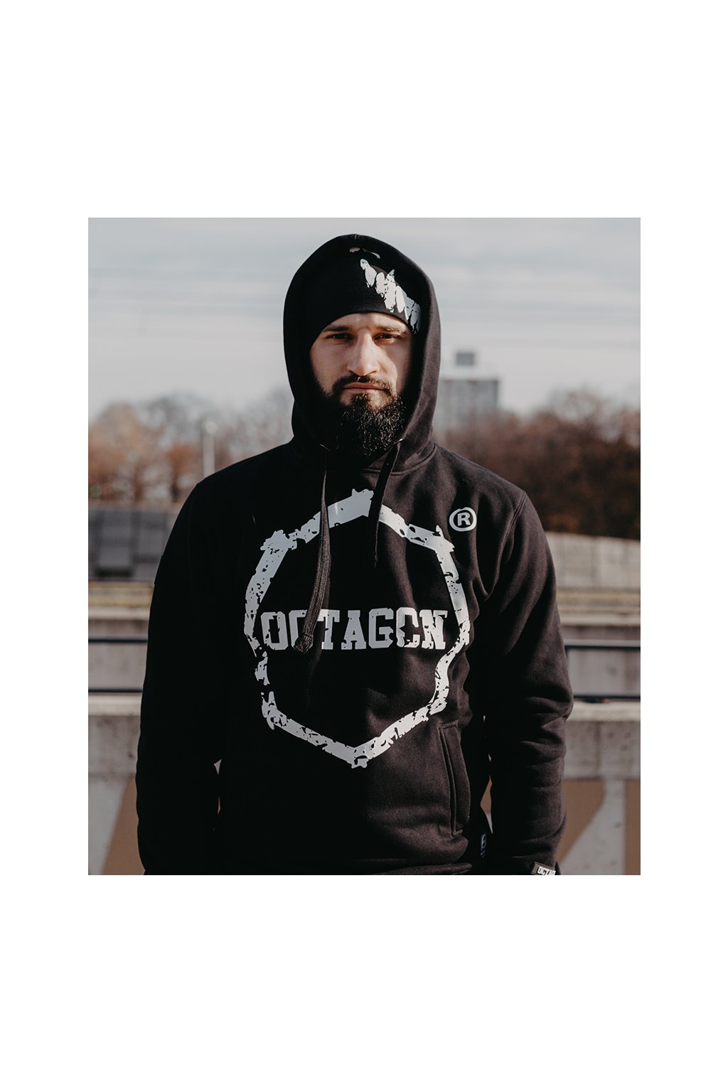 bluza octagon zeby czarna z k 25618