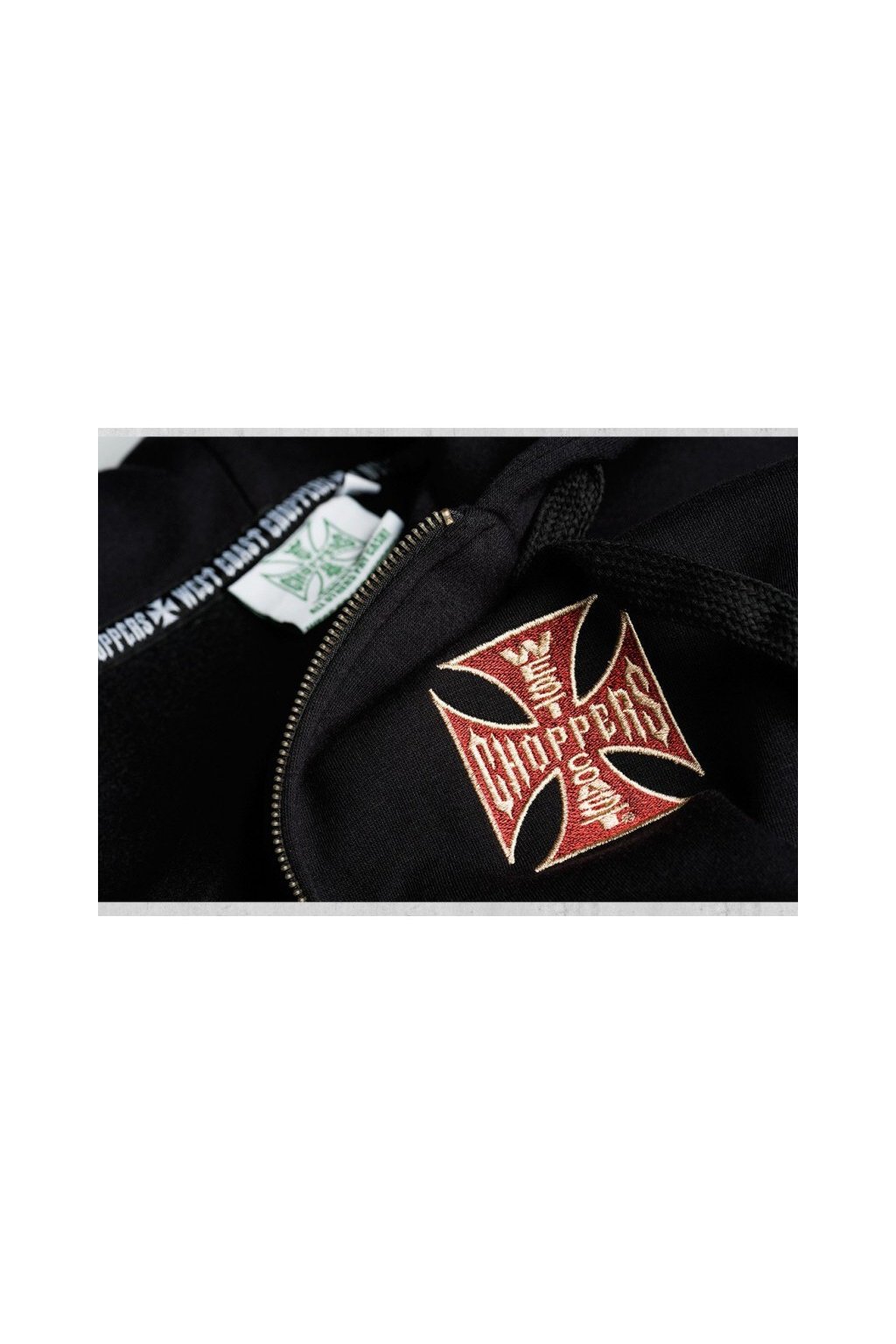 West Coast Choppers ZIP SWEATSHIRT - EL DIABLO - BLACK West Coast Choppers ZIP SWEATSHIRT - EL DIABLO - BLACK