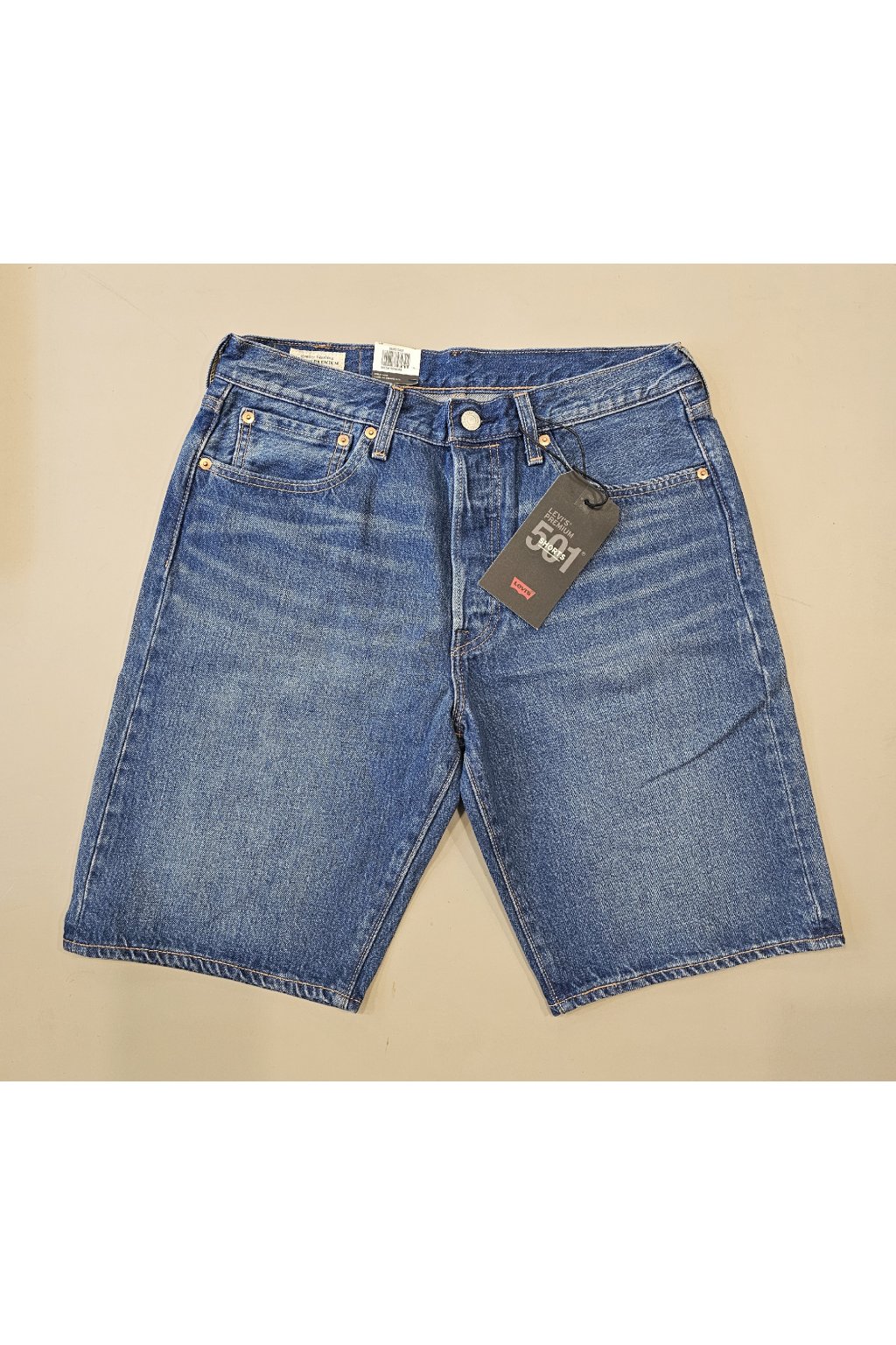 Pánské džínové kraťasy LEVIS light vintage (Velikost 31)