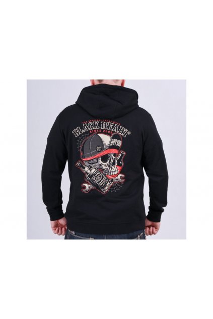 12687 1 motorkarska mikina black heart commander