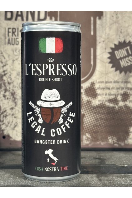 DOUBLE ESPRESSO LEGAL LIFE DRINK (Příchuť Standard)