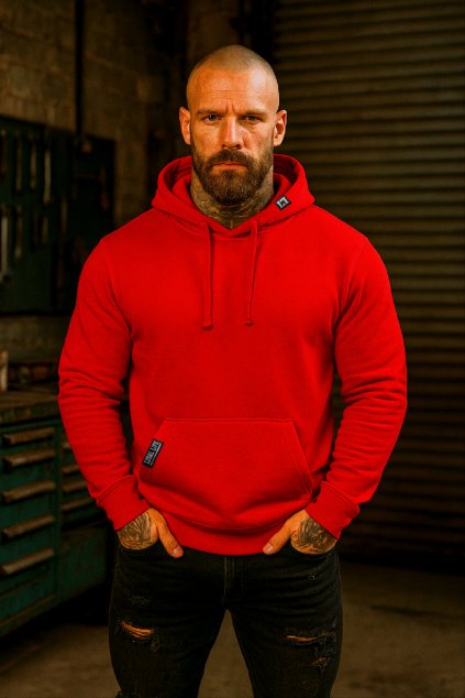 LEGAL LIFE MIKINA SHINING RED FINAL