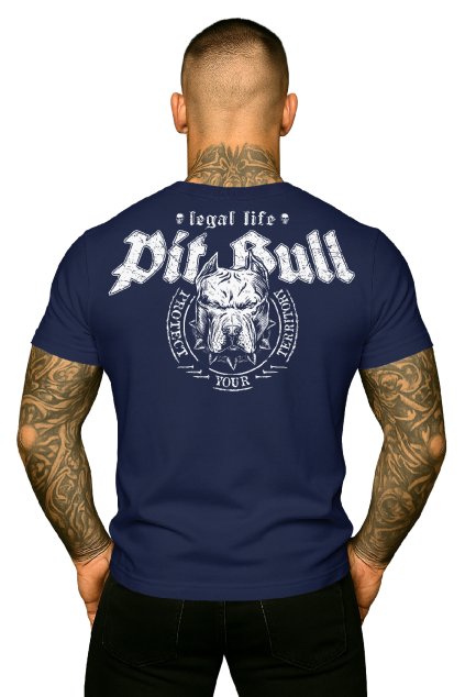Pitbull navy back