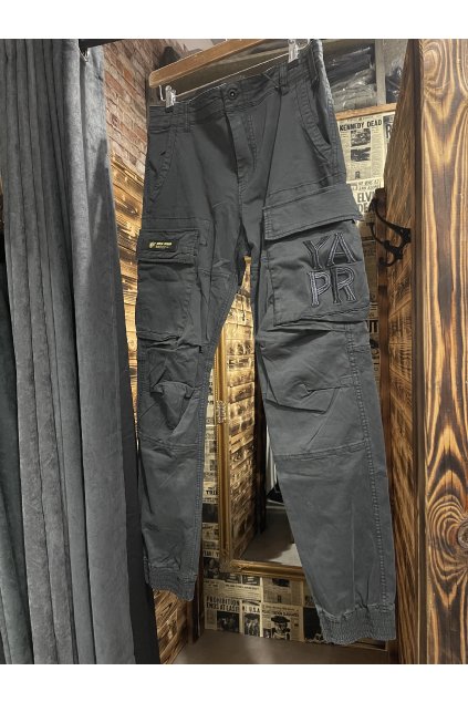 Pánské kalhoty Yakuza Premium 3951 black grey (Velikost 3XL)
