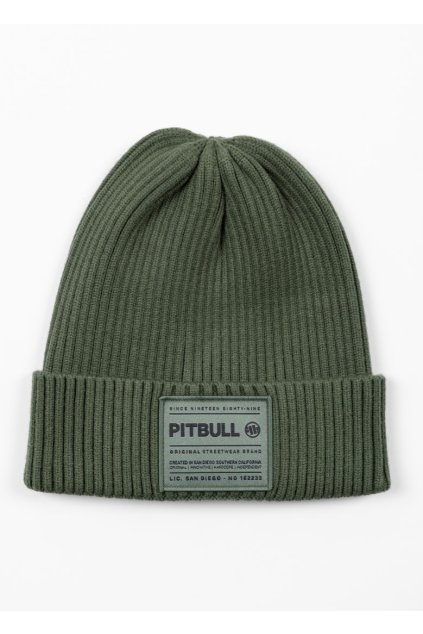 pitbull west coast zimni cepice pitbull dock zelena