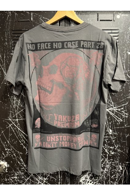 Pánské triko Yakuza Premium 4001 dark grey (Velikost 3XL)