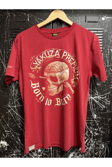 Pánské triko Yakuza Premium 4006 red (Velikost 3XL)