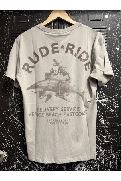 Pánské triko Yakuza Premium BL200 silver (Velikost 3XL)