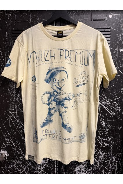 Pánské triko Yakuza Premium 4003 lightyellow (Velikost 3XL)