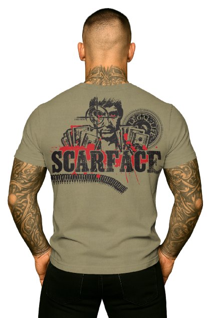 scarface back khaki