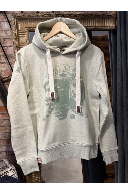 Yakuza premium dámská mikina 3938 light olive melange (Velikost L)