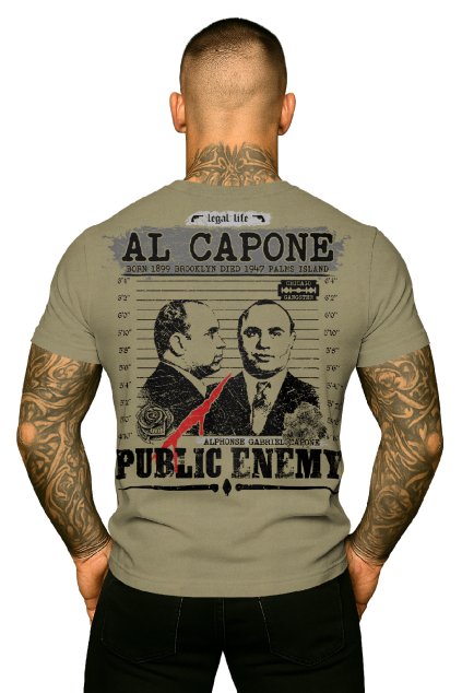 Capone khaki back