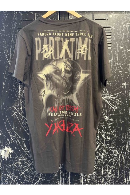 Pánské triko Yakuza Party Time 15025 turkish coffee (Velikost 3XL)