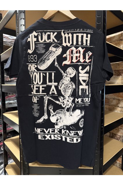 Pánské triko Yakuza TSB-Fxck with me 9003 black (Velikost 4XL)
