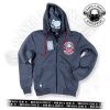 mafia crime worldwide boys zipper mit maske anthrazit s
