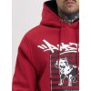 Pánská Mikina s kapucí Amstaff Lucian red (Velikost L)