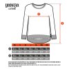 sizing chart women shirt longsleeve loose 202307