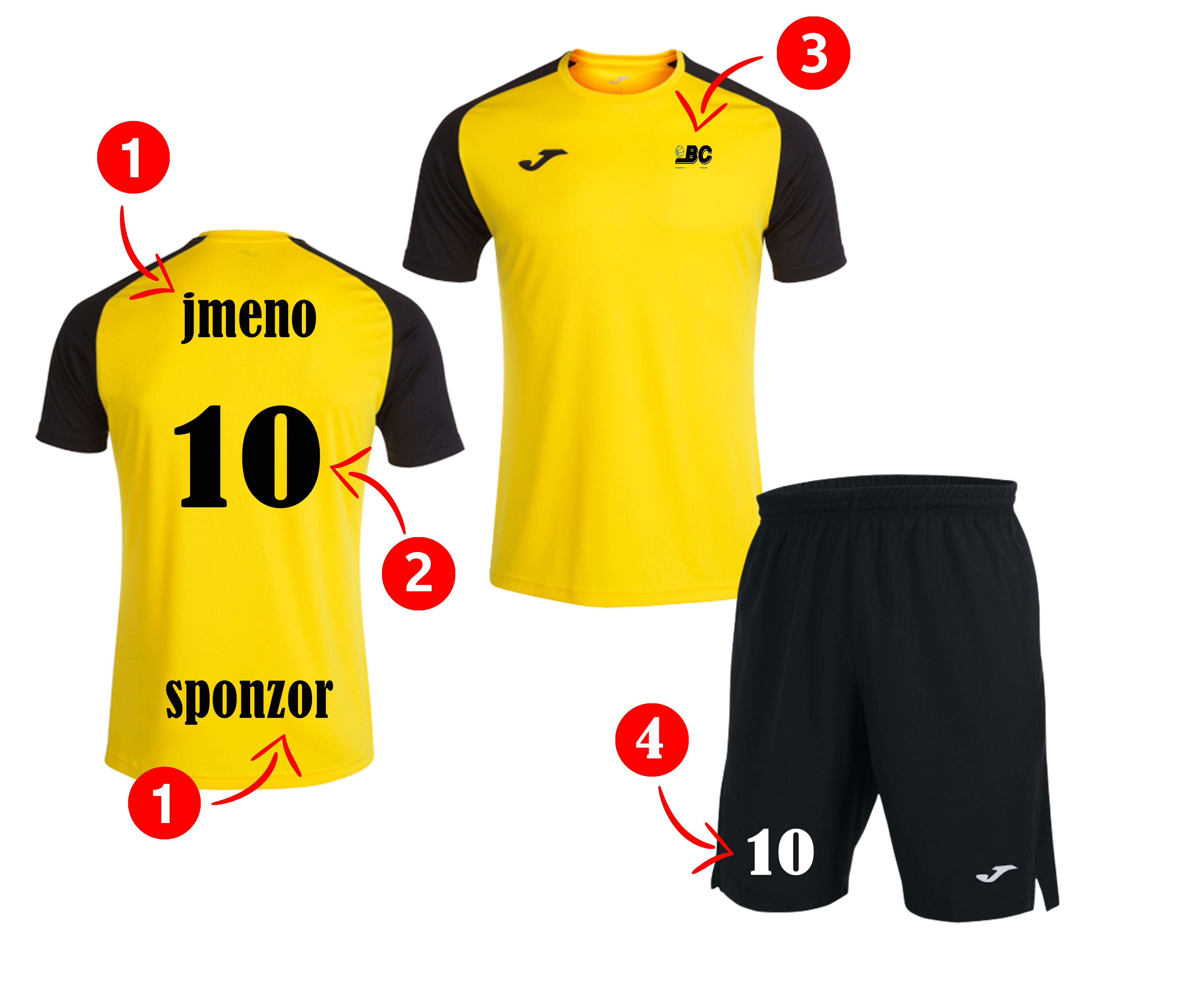 Potisk dresů a trenýrek