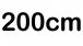 200cm