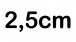 2,5cm