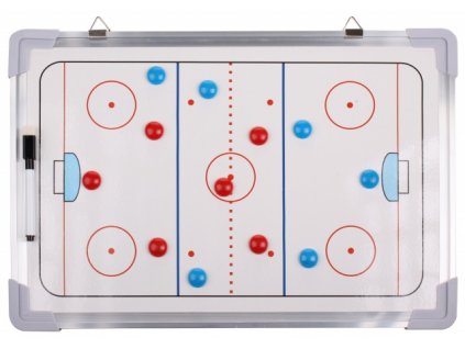 Hokej magnetická trenérská tabule, závěsná