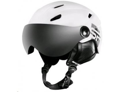 Lyžařská helma s čelním sklem, bílá, vel. S/MSpokey JASPER