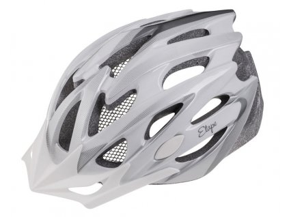 Dámská helma na kolo Etape VENUS (Barva bílá/růžová, Velikost S/M 55-58 cm)