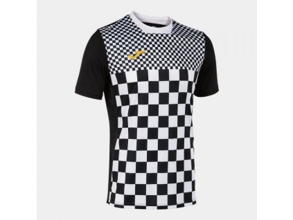 Sportovní tričko Joma Flag III (Barva černá/bílá, Velikost XS)