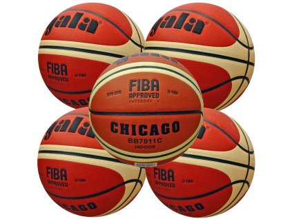 Basketbalový míč GALA Chicago sada 5 kusů sleva akce zápasový míč na basketbal