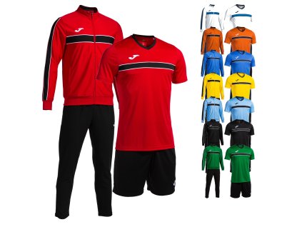 JOMA set sportovního oblečení Victory 103564 103734 tepláková soupravy dres a trenky s kapsami na zip tvýhodněná cena týmové oblečení sleva akce