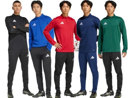 Tepláková souprava Adidas Entrada 26 Training top mikina krátký zip a tepláky JZ6658 KE9848