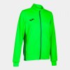 Dámská mikina na zip Joma Winner II (Barva fluo zelená, Velikost XL)