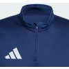 Mikina Adidas Entrada 26 krátký zip top traioning JZ6658 tmavě modrá detail