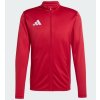 Tepláková bunda Adidas Entrada 26 s dlouhým zipem Track červená přední díl
