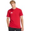 Triko adidas Entrada 26 Tee bavlna červená JZ6676