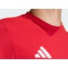 Triko adidas Entrada 26 Tee bavlna červená detail