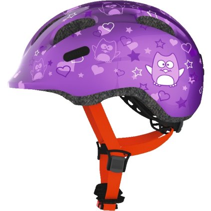 Prilba Abus Smiley 2.0 purple star (Veľkosť topánok S)
