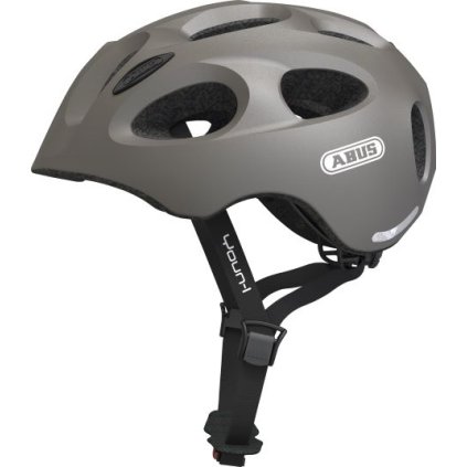 Prilba Abus YOUN-I metallic grey (Veľkosť prilby M (52-57))