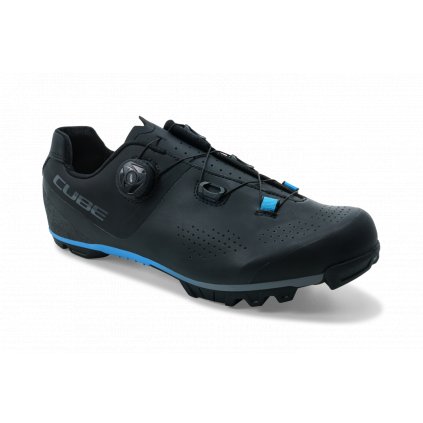 CUBE topánky MTB PEAK PRO, black´n´blue (Veľkosť obuvi 36)