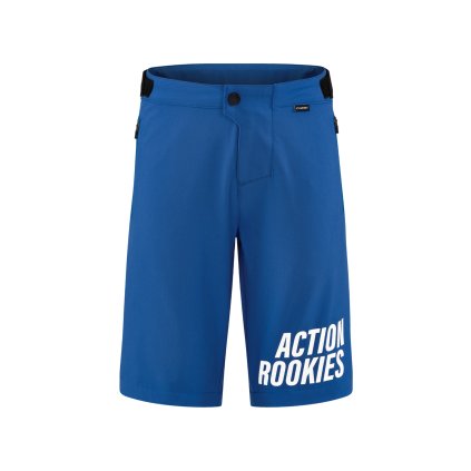 Detské kraťasy CUBE MTB Baggy Short ROOKIE X Actionteam blue