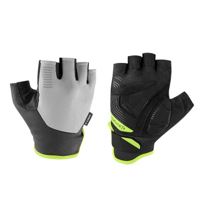 Rukavice CUBE Natural Fit grey´n´yellow 2021