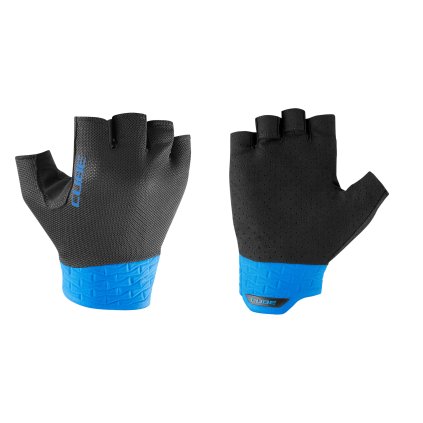 Cube rukavice Performance bezprstové black´n´blue