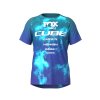 Dres CUBE MTB Jersey ROOKIE X Actionteam S/S blue´n´green
